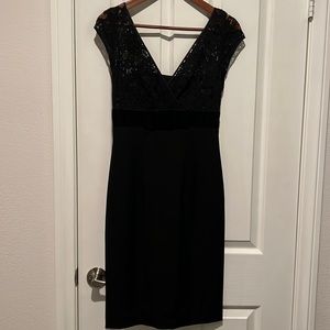 NWT Banana Republic lace top black dress